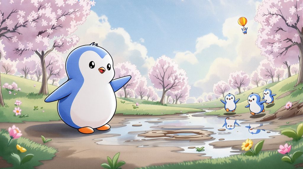in Just-
spring when the world is mud-
luscious the little
lame balloonman
whistles far and wee
and eddieandbill come
running from marbles and
piracies and it's
spring
when the world is puddle-wonderful