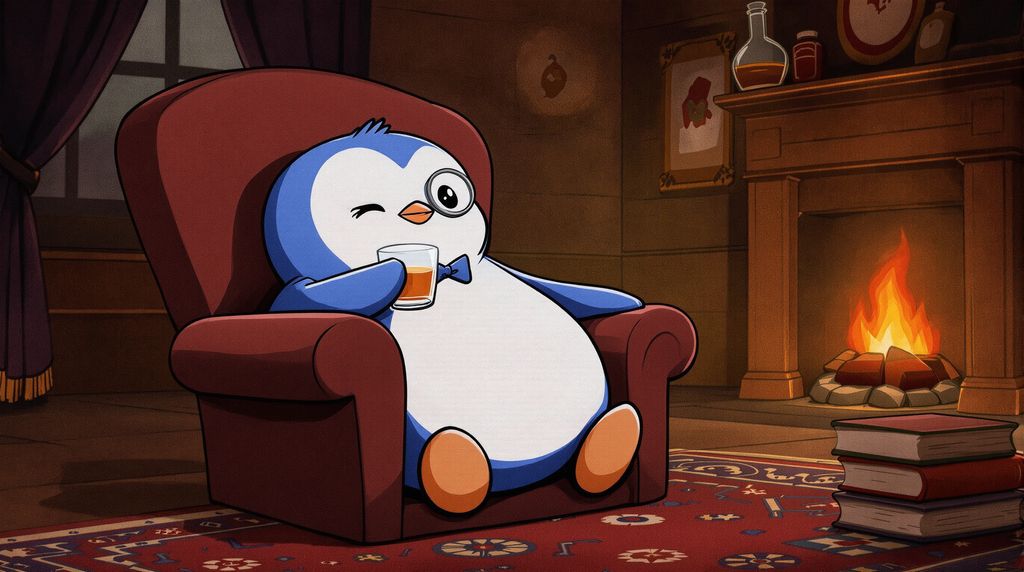 create an photograph quality image of a penguin wearing a tuxedo and a monacle sitting in a pounge chair while sumgly toasting a glass of bourbon