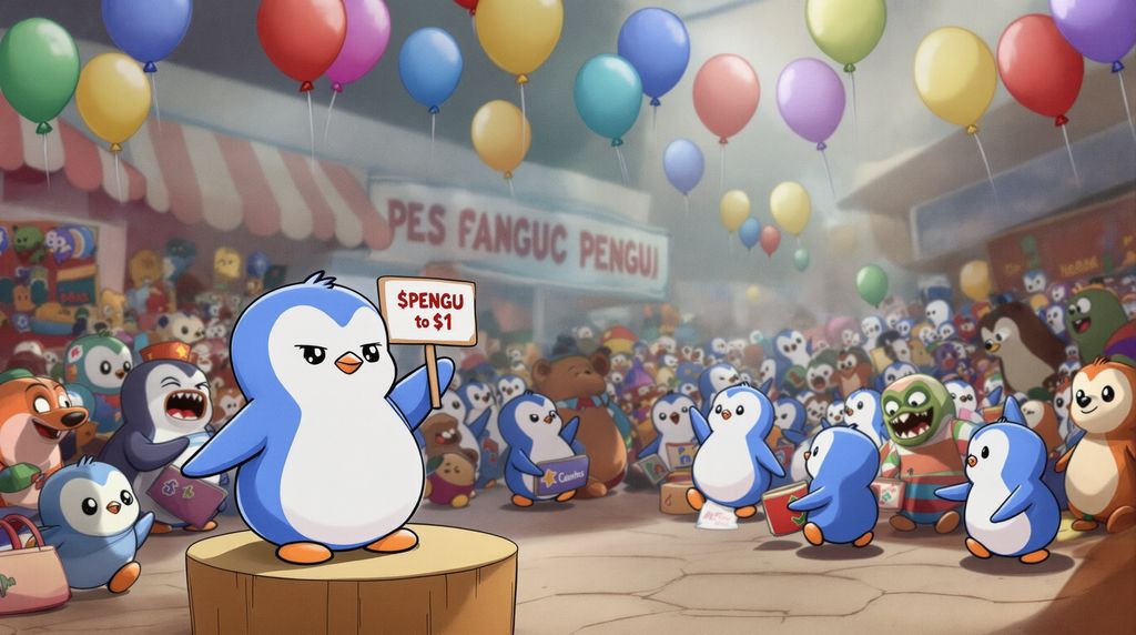 $PENGU to $1