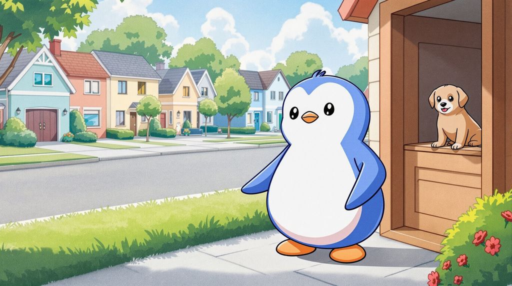 Pudgy PEnguin as Jehova Witness