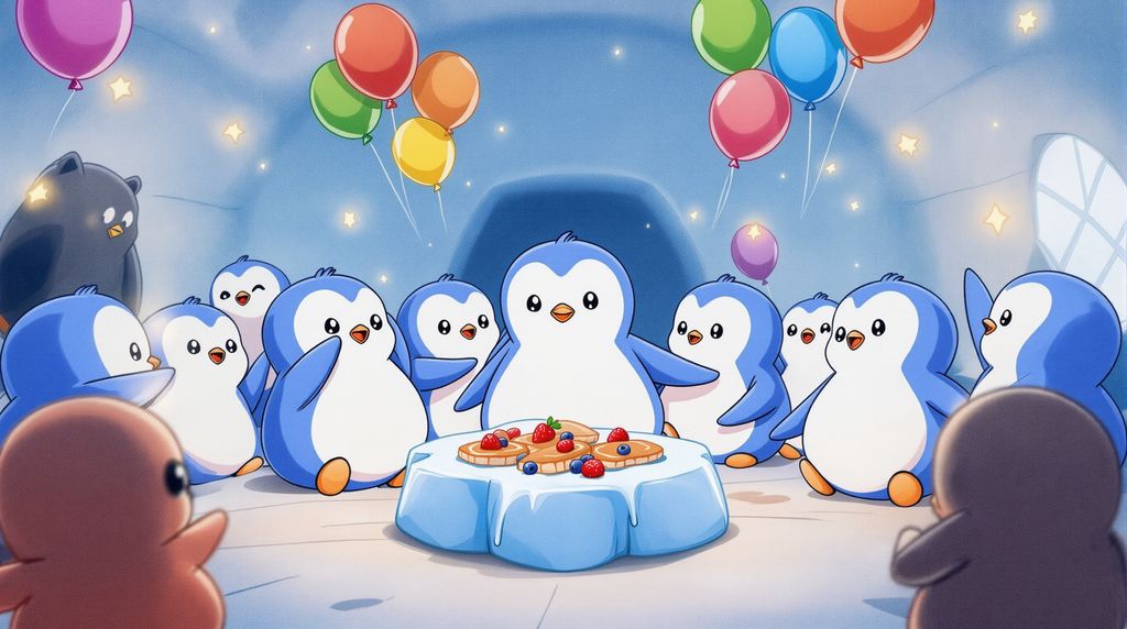 PUDGIES GATHER TOGHETHER in a home party