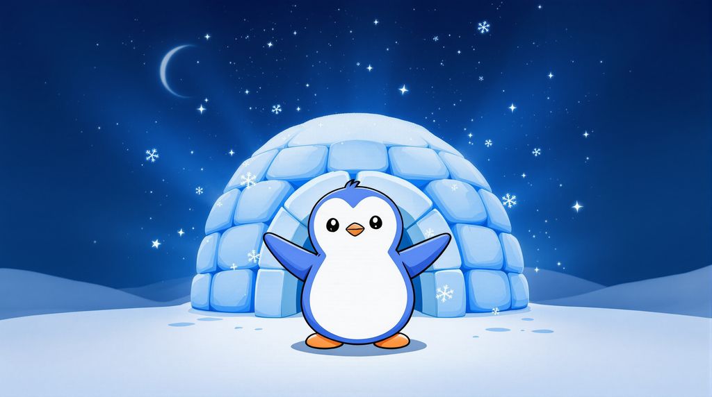 a logo for the famous igloo of fame