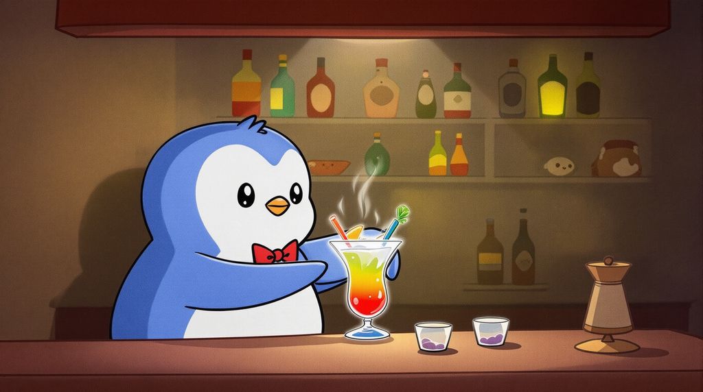 create a pudgy coktail bar